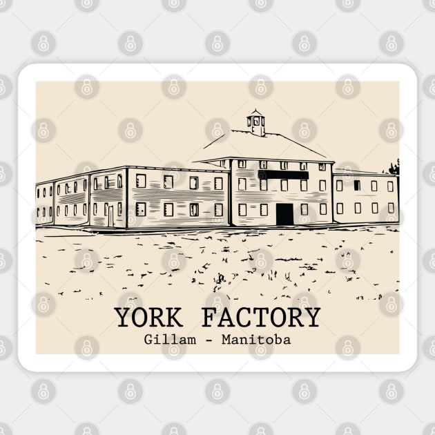 York Factory - Gillam MB Magnet by Lakeric